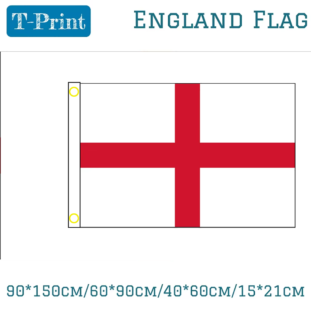 Home Office England - 90*150cm/60*90cm/40*60cm/15*21cm England Flag 5*3 FT For