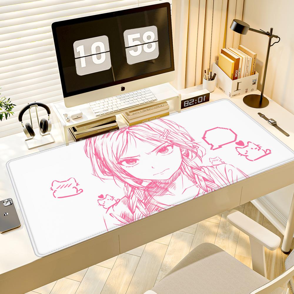 Mousepad Xl Extended - HYBXAXC Large Cartoon Cute Girls Black