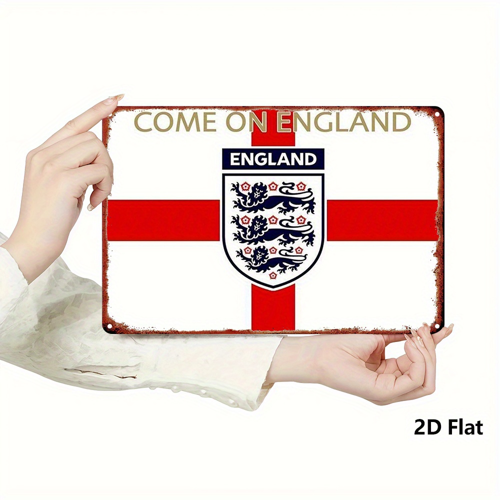 Home Office England - Vintage England Football Team Emblem Metal