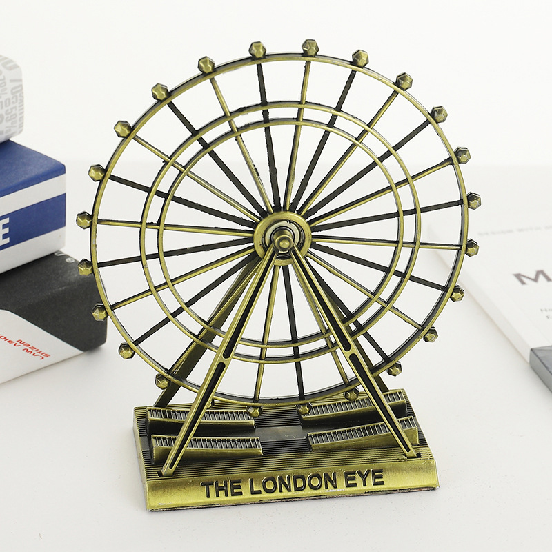 Home Office London - Retro Zinc Alloy Ferris Wheel Model