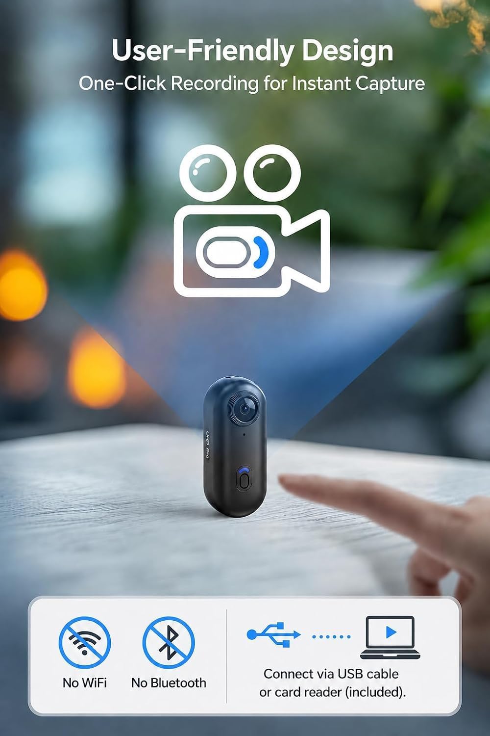BOBLOV W4 Mini Body Camera 108 - Webcam Hd 1080P recension och pris