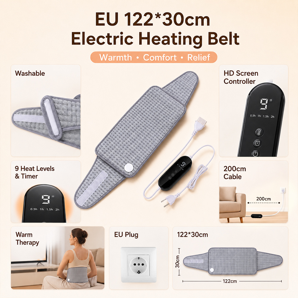 Electric Heating Pad Soft Micr - Home Office Of Microsoft recension och pris