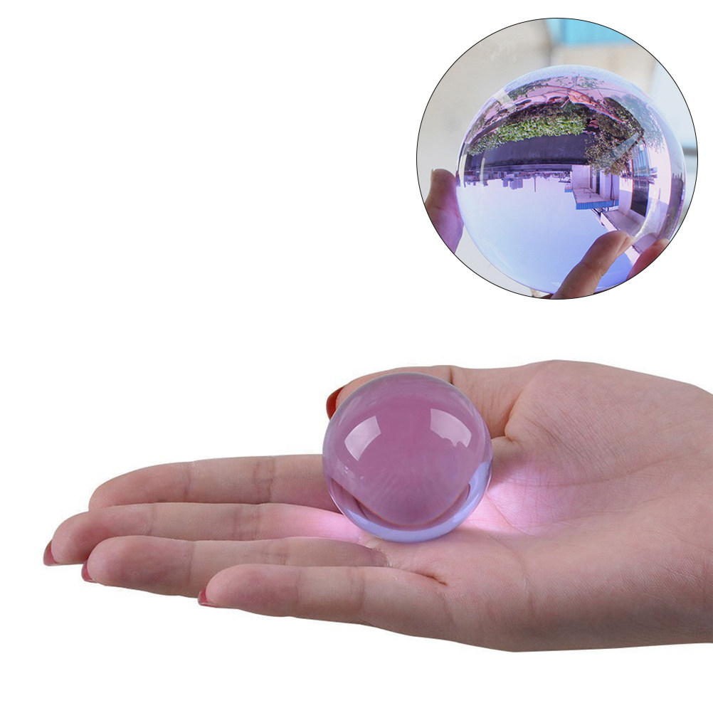 4Cm Crystal Ball Sphere Violet - Home Office Feng Shui recension och pris