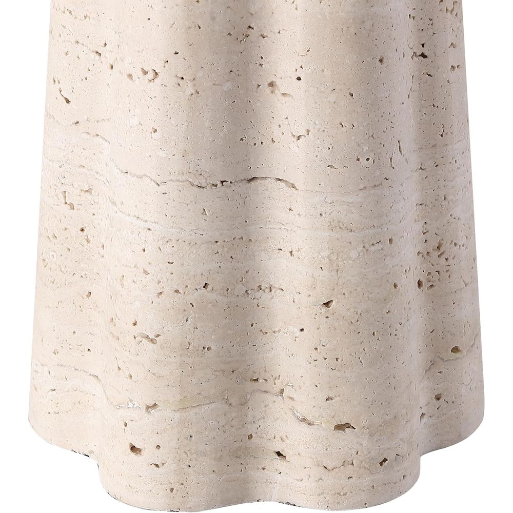 25-inch Travertine/White Table - Home Office Room recension och pris