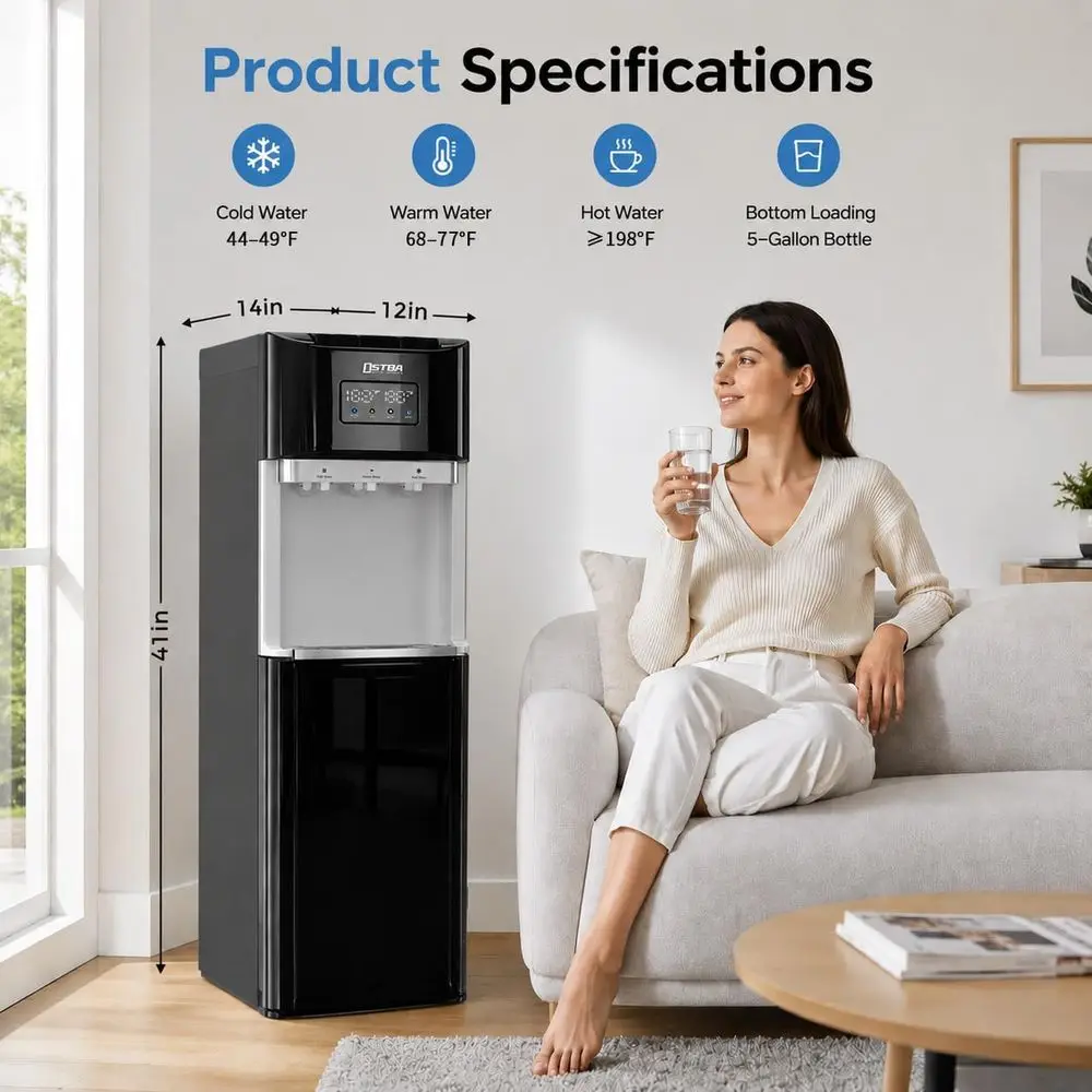 Stainless Steel Water Dispense - Home Office Room recension och pris