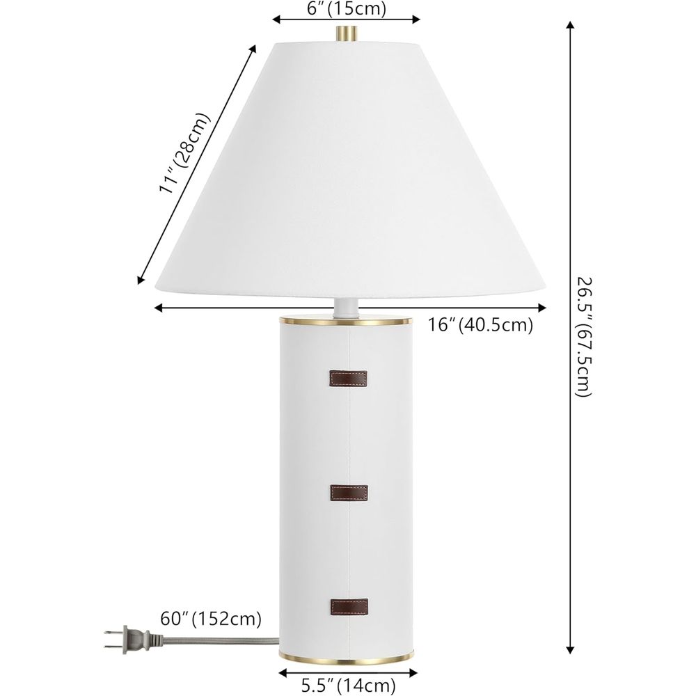 27-inch LED Table Lamp - White - Home Office Room recension och pris