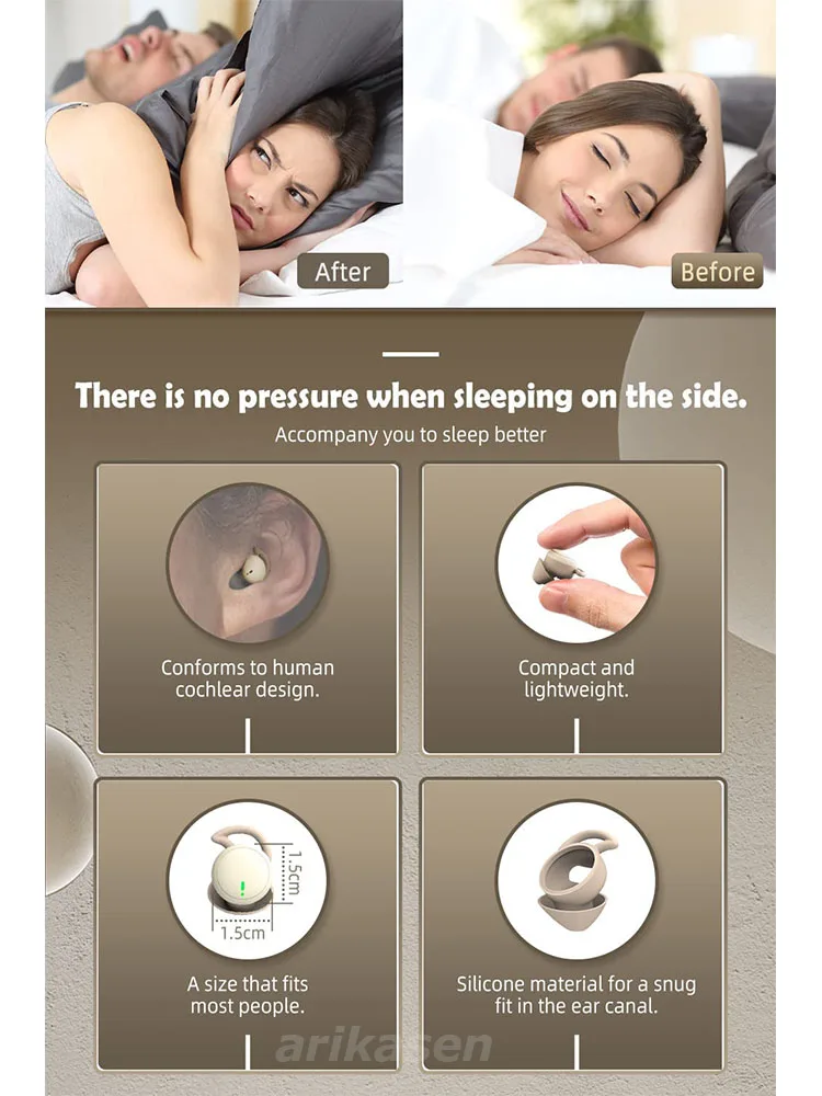 Bluetooth Sleeping Earbuds Min - Home Office Google recension och pris