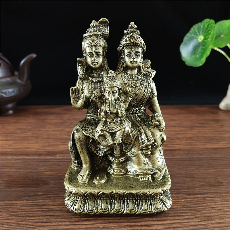 Bronze Color Shiva Statue Hind - Home Office Feng Shui recension och pris