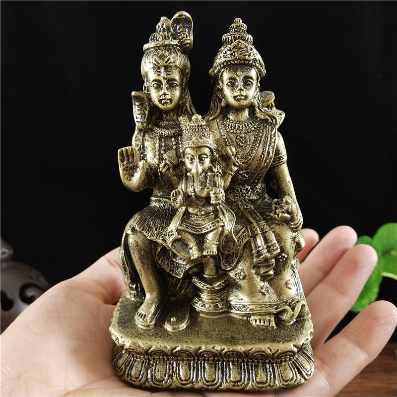 Bronze Color Shiva Statue Hind - Home Office Feng Shui recension och pris