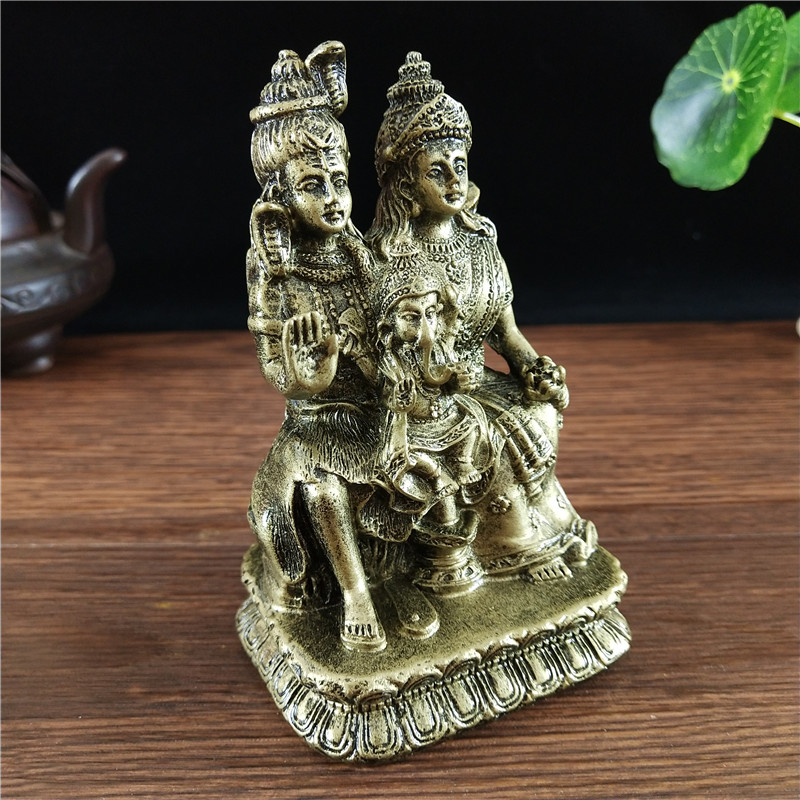Bronze Color Shiva Statue Hind - Home Office Feng Shui recension och pris