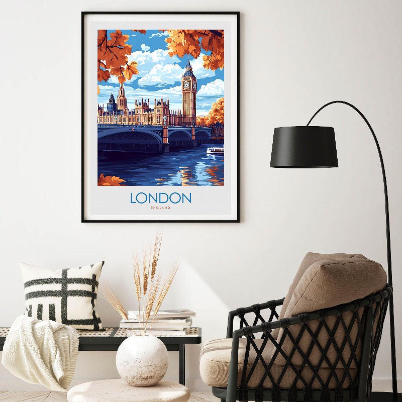 British Cityscape Wall Art Can - Home Office London recension och pris