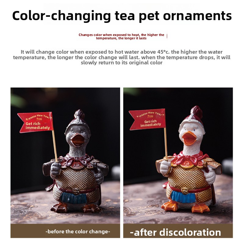 Color Changing Warrior Duck Te - Home Office Feng Shui recension och pris