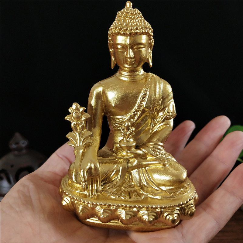 Goldn Medicine Buddha Statue W - Home Office Feng Shui recension och pris
