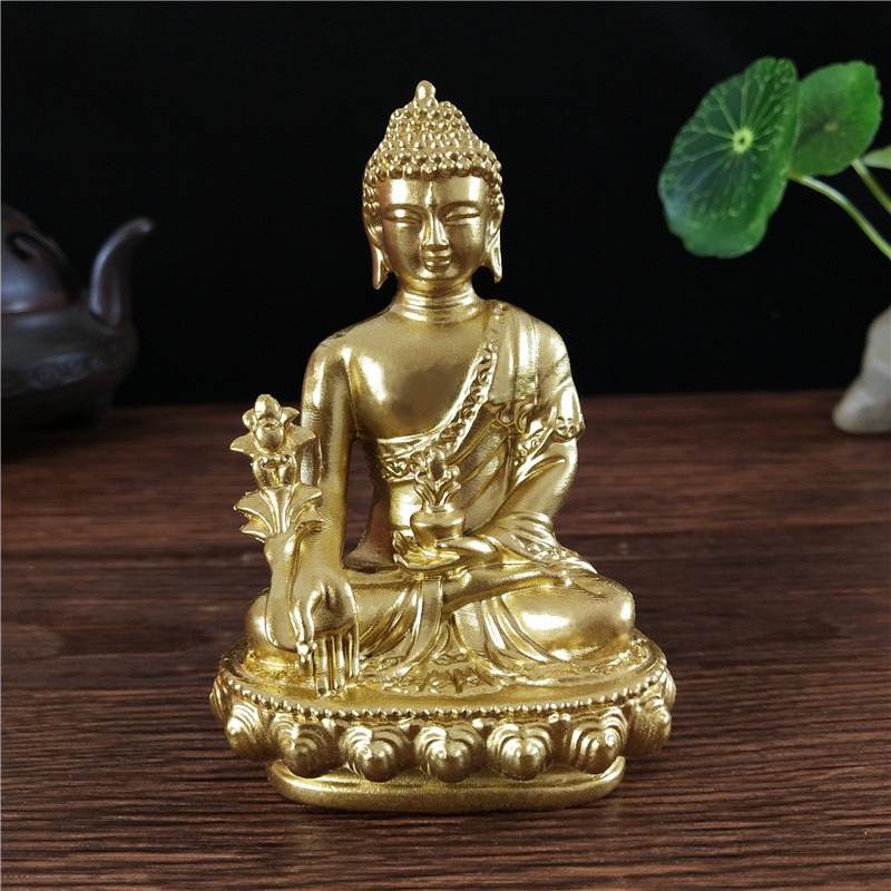 Goldn Medicine Buddha Statue W - Home Office Feng Shui recension och pris