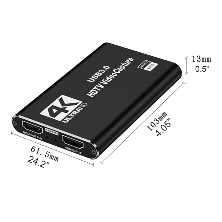 4K USB 3.0 Video Capture Card  - Webcam Hd 1080P recension och pris
