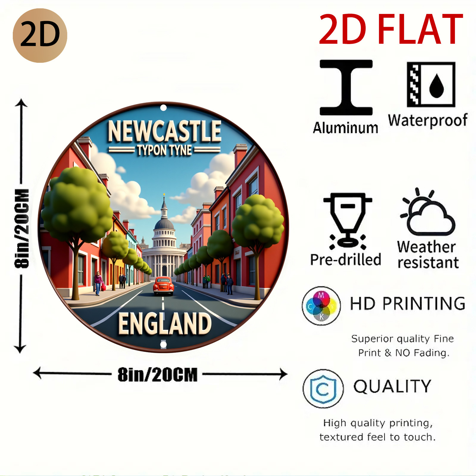 2D Flat, 2d Flat Circular Newc - Home Office England recension och pris