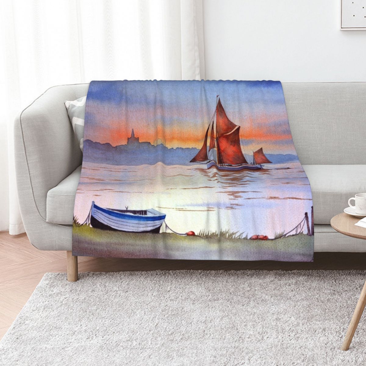Thames Barge At Maldon Essex E - Home Office England recension och pris