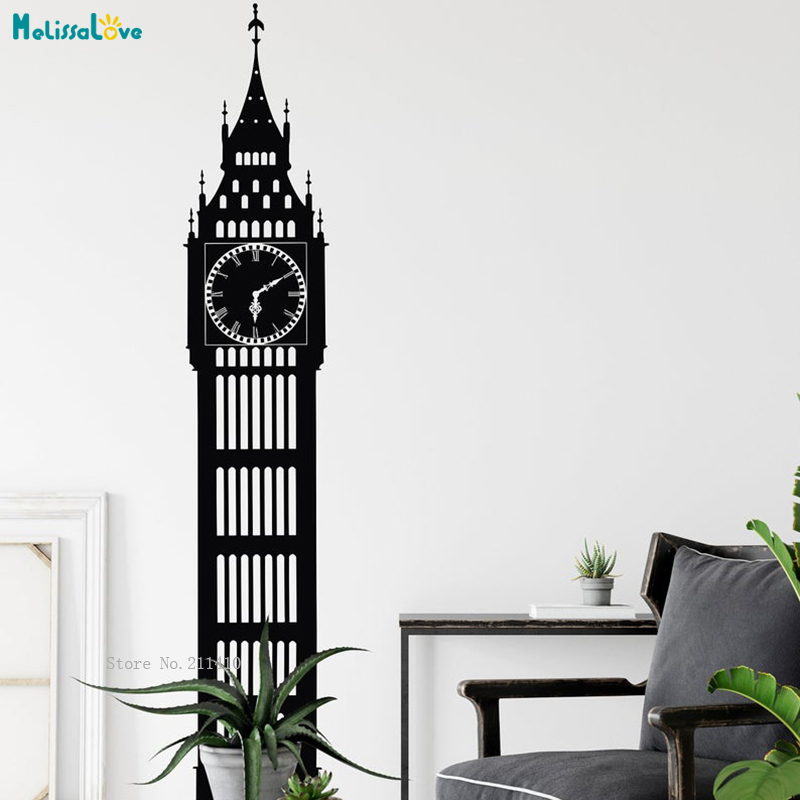 Clock Shape Wall Sticker Londo - Home Office England recension och pris