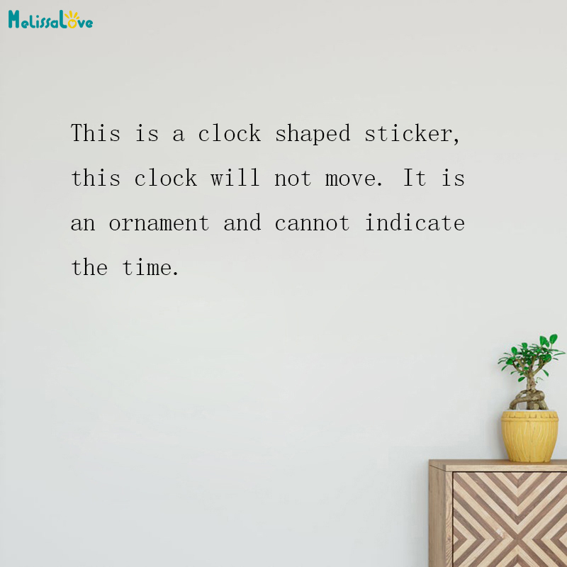 Clock Shape Wall Sticker Londo - Home Office England recension och pris
