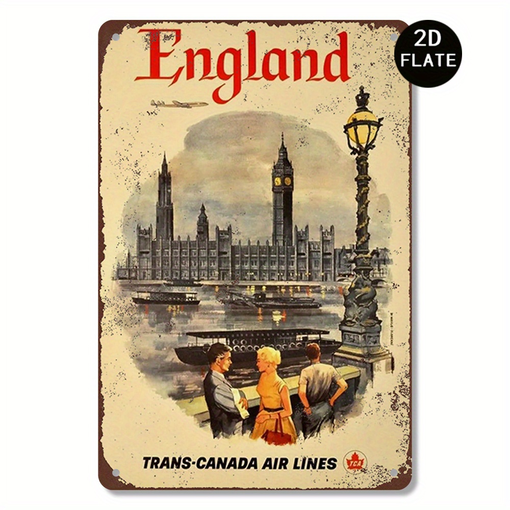 Vintage-Style England Travel M - Home Office England recension och pris