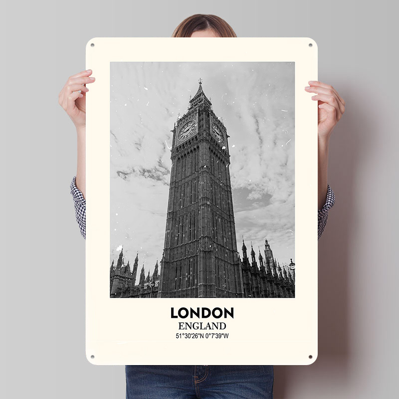 London Big Ben Printed Poster  - Home Office London recension och pris