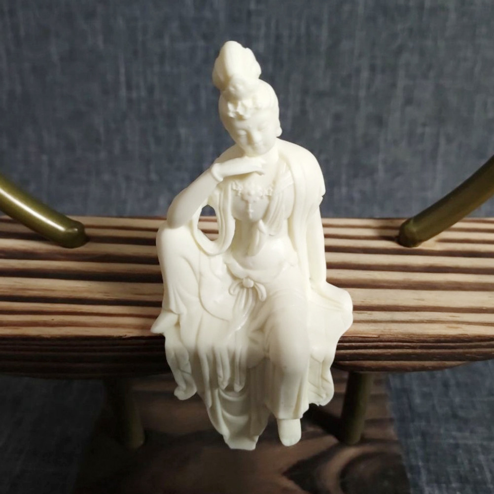 Guanyin Buddha Statue Carved N - Home Office Feng Shui recension och pris
