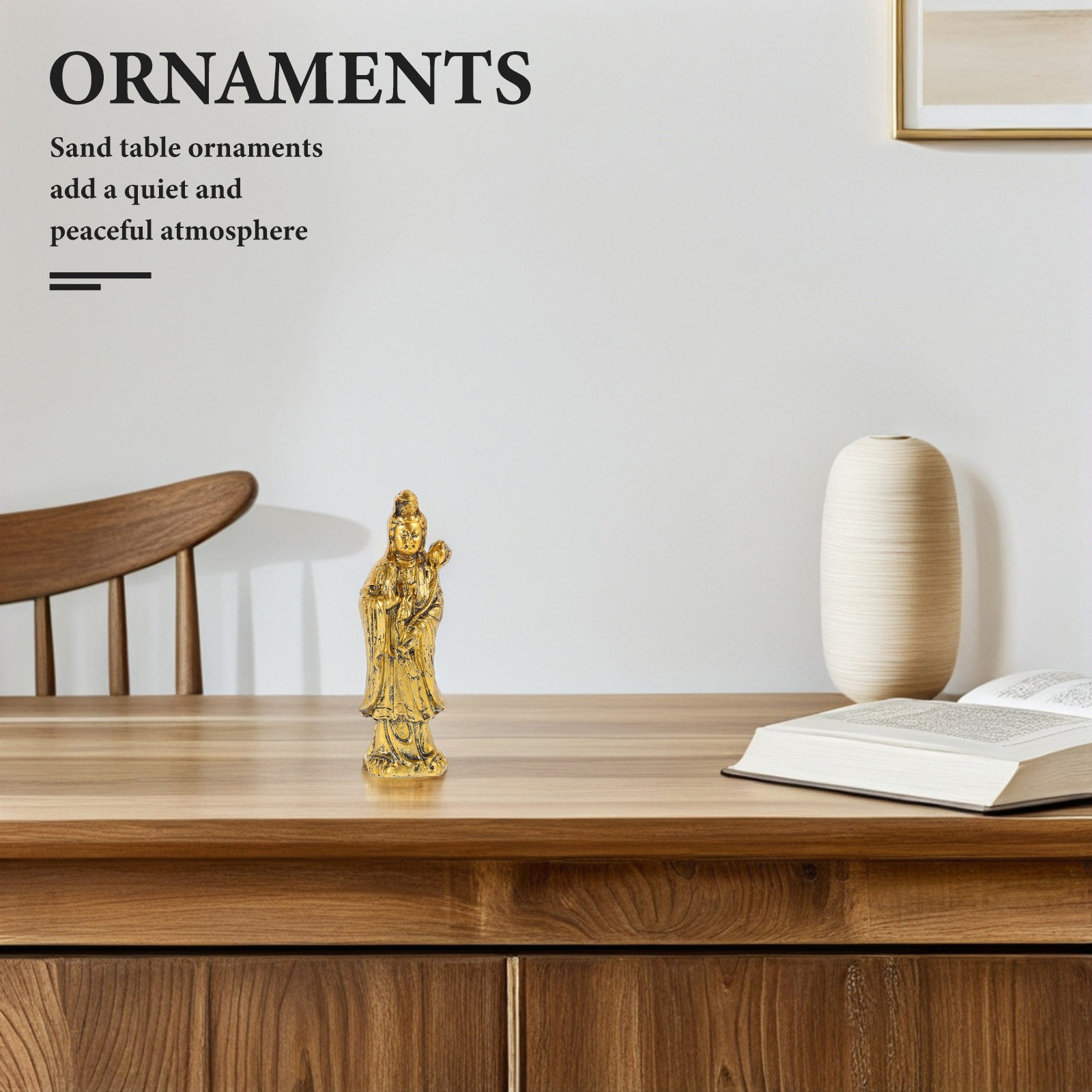 Elegant Vintage Yin Buddha Sta - Home Office Feng Shui recension och pris